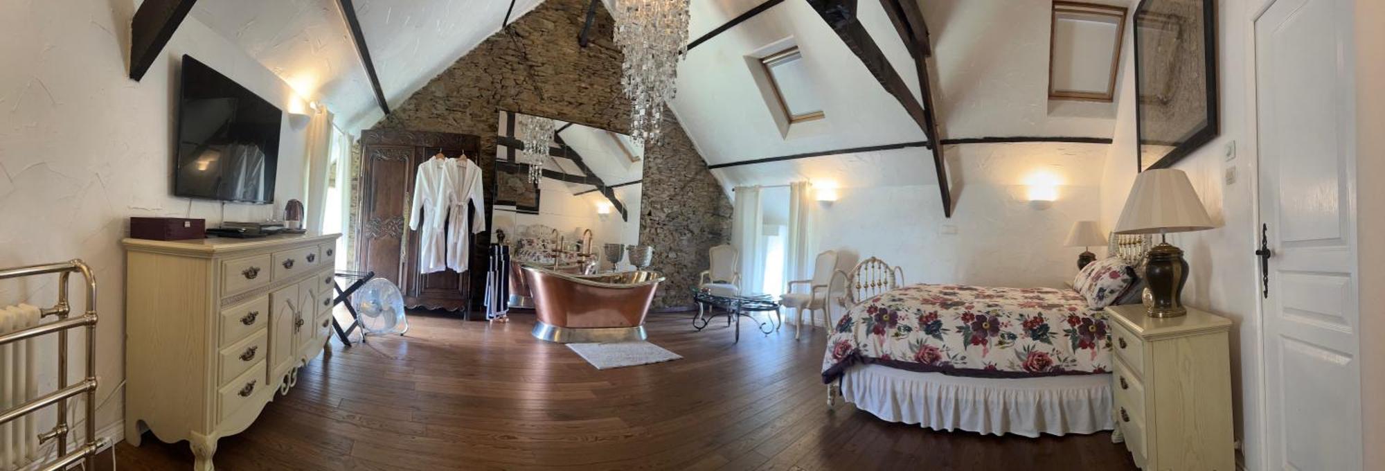 Bed and Breakfast Chez Thomas 7 Route Du Monde Ancien Saint-Georges-D'Aunay Zewnętrze zdjęcie